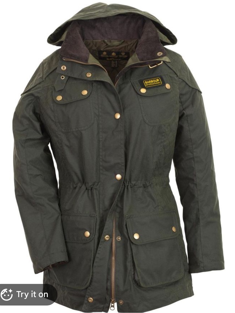 Barbour Hawkstone Parka Waxed Jacket US 8